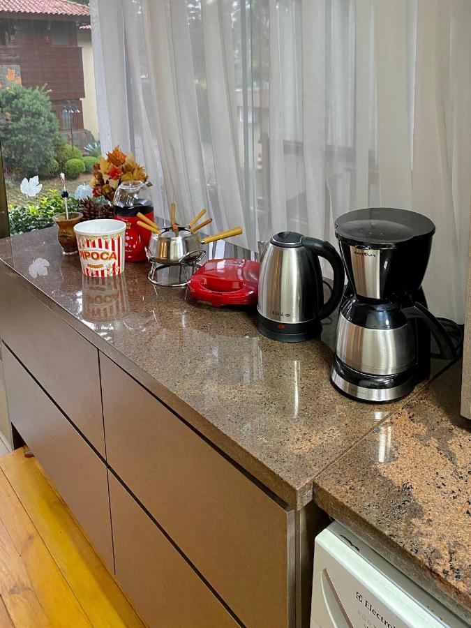 Estacao Das Hortensias, Seu Aconchego Em Gramado Apartman Kültér fotó
